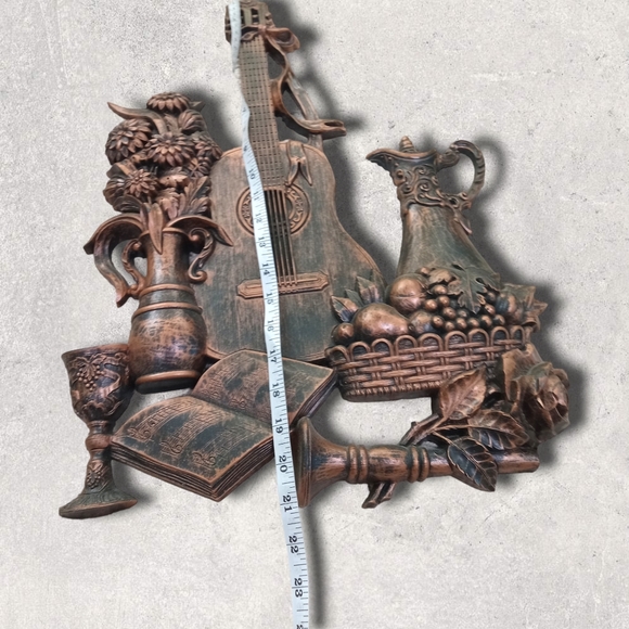 Coppercraft vintage music and food wall hanging 18" x 21" - Picture 6 of 8